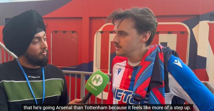 开云体育入口-水晶宫球迷谈埃泽6750万镑加盟阿森纳，称更上一层楼